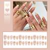 Wearable Nails 3D Flowers Ins Style Nail Art Nails Handmade Drilled Light Luxurious Wearable Nails