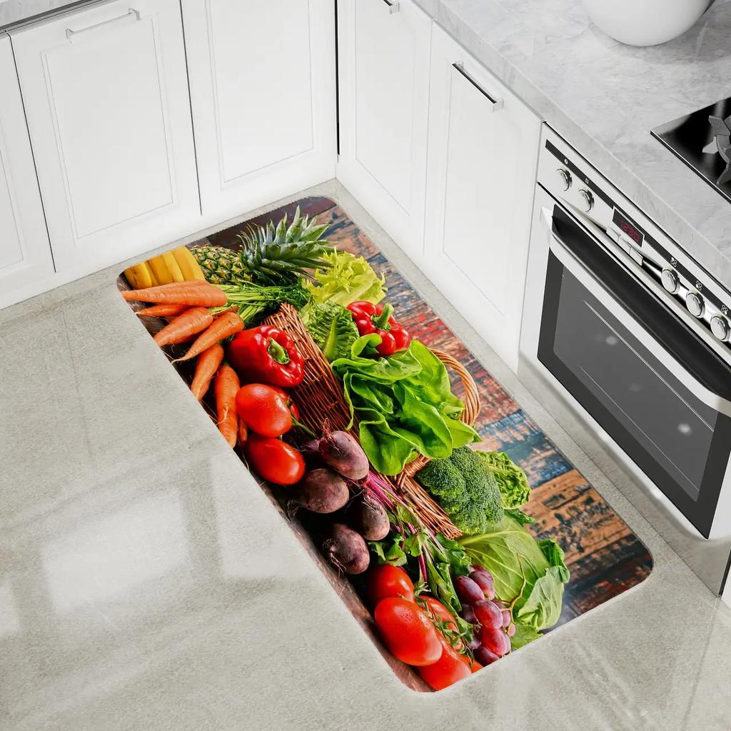 Long kitchen carpet home entrance door mat bedroom living room decoration bedside carpet corridor balcony bathroom non-slip mat
