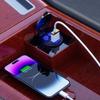 Double PD45W Fast Charging Car Charger Socket with LED Light Waterproof USB QC3.0 Charger Adapter for 12V/24V Car Boat