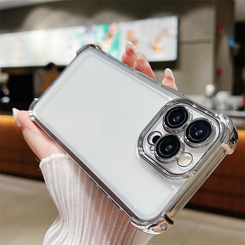 Beschichtung Transparent Klar Stoßfest Abdeckung Kamera Objektiv Volle Schutzhülle Handy Zurück Fall für Samsung