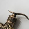 Vintage Inspires Wall Mount Faucet Handcrafted Water Tap Hand Polishes Faucet Upgrades for Indoor Outdoor Water Control
