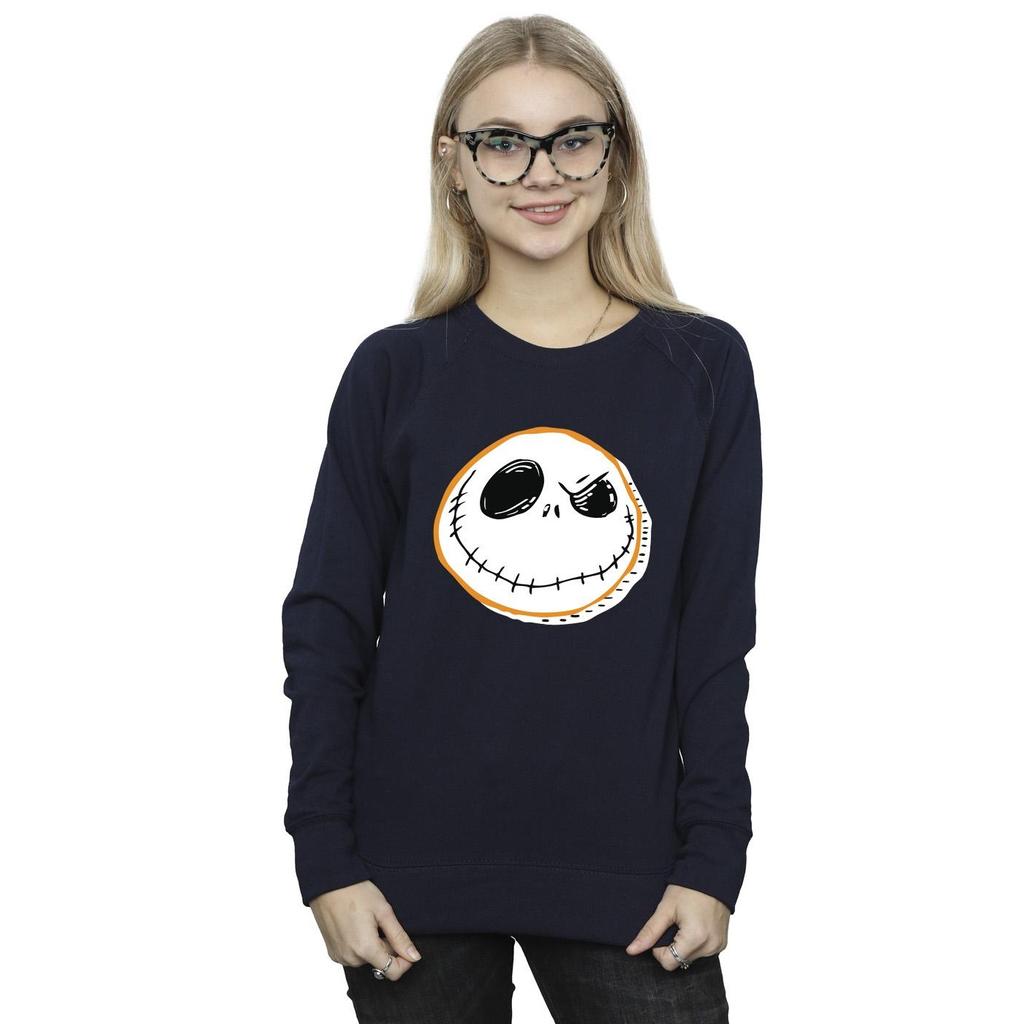 Disney Jack Face Sweatshirt „Nightmare Before Christmas“ für Damen