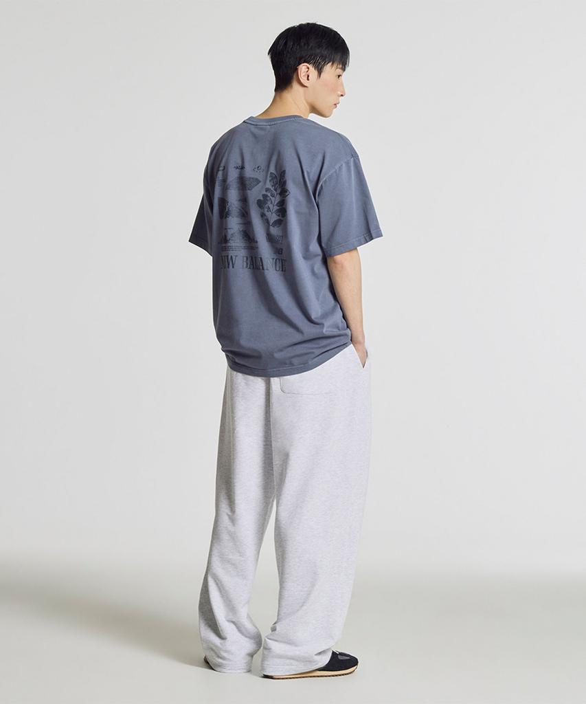 Nyuballanseu Nbmlg21433 / Uni Essential Summer Lightweight One-Pleat Wide Pants (Light Gray)