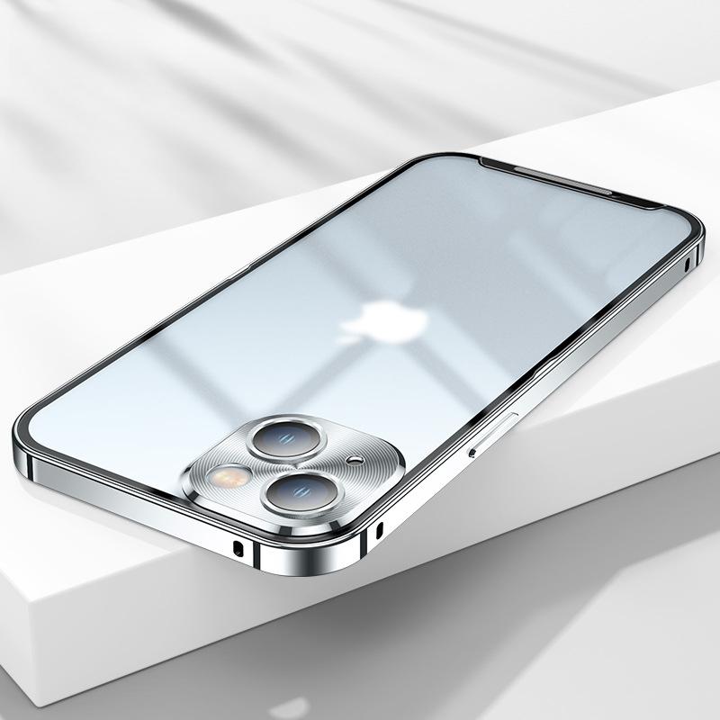 

Простой и практичный чехол для телефона Apple 13, IPhone14promax Полностью закрывающий противоударный прозрачный защитный чехол 12pm iPhone 13 6.1 inch