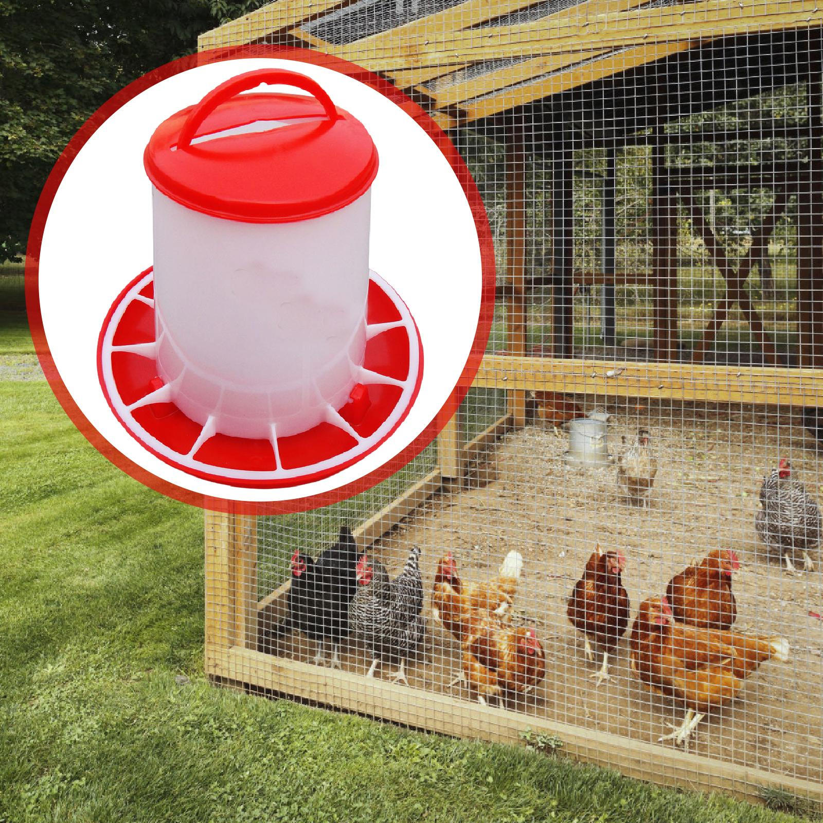 

Годівниця для курчат Відро для корму Диспенсер для їжі Птах для перепілок Голубів Курчат Качок 3kg