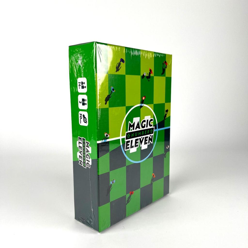 Anglická verze Dream Eleven Magic Fotbalový hráč Stolní hra Dvojitá karta Zázračné Magické číslo Jedenáct Hra