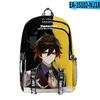 Trendy Popular Genshin Impact Student School Bags Unisex 3D Print Oxford Waterproof Notebook multifunction Travel Backpacks