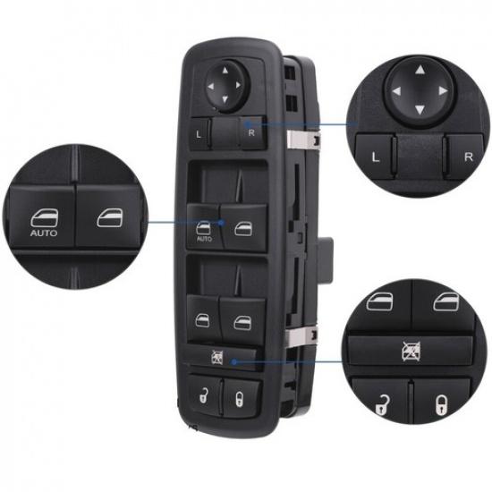 Master Window Control Switch For 17-19 Dodge Journey 68307001AA Button BlueLight