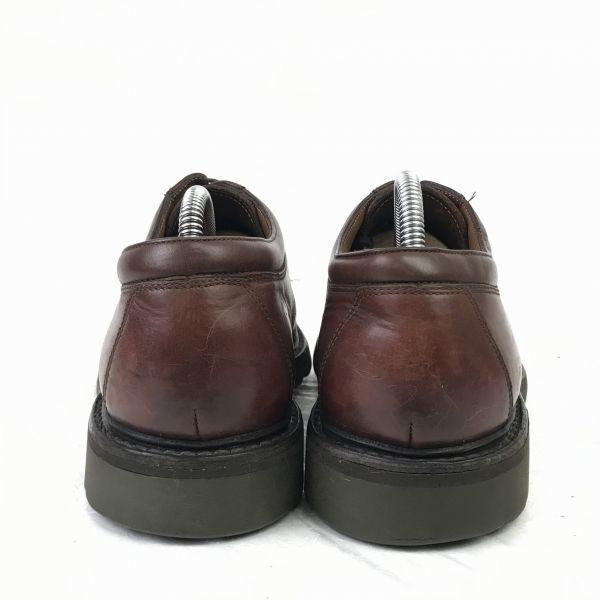 Netherlands Van Bommel Leather U Tip 9.5 28 Red Brown Dress Shoes Business(USED)