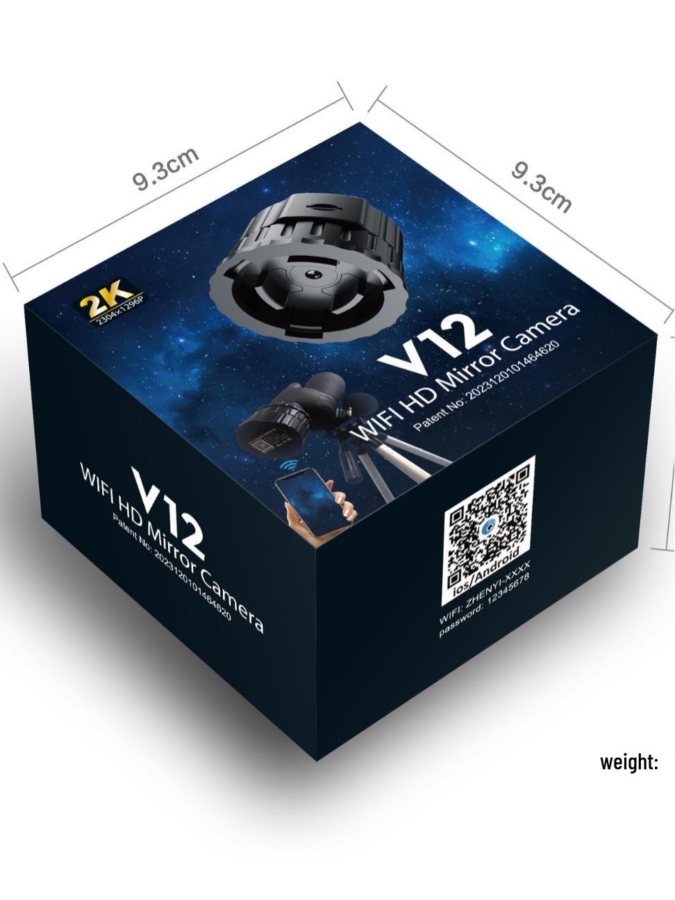 

В наличии V12 HD 2K WiFi Электронный окуляр Астрономический телескоп: Универсальный инструмент для наблюдения за птицами и звездами