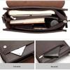 Sac bandoulière pour homme en cuir PU - Affaires Décontracté, Élégant, Polyvalent et Léger de Luxe pour le Voyage