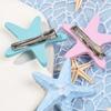 5 Pcs Starfish Hair Clip Beach Sea Star Hair Pins Mermaid Hair Clips Accessories for Women and Girls
