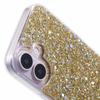 For iPhone 16 Shockproof Case Glittery Design Soft TPU Phone Cover