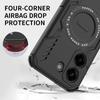 Harte Schwarze Plastik Magnetische Hülle für Xiaomi POCO X8 Pro MAX X7 Pro M8 5G Stoßfeste Handyhülle Funda Capa