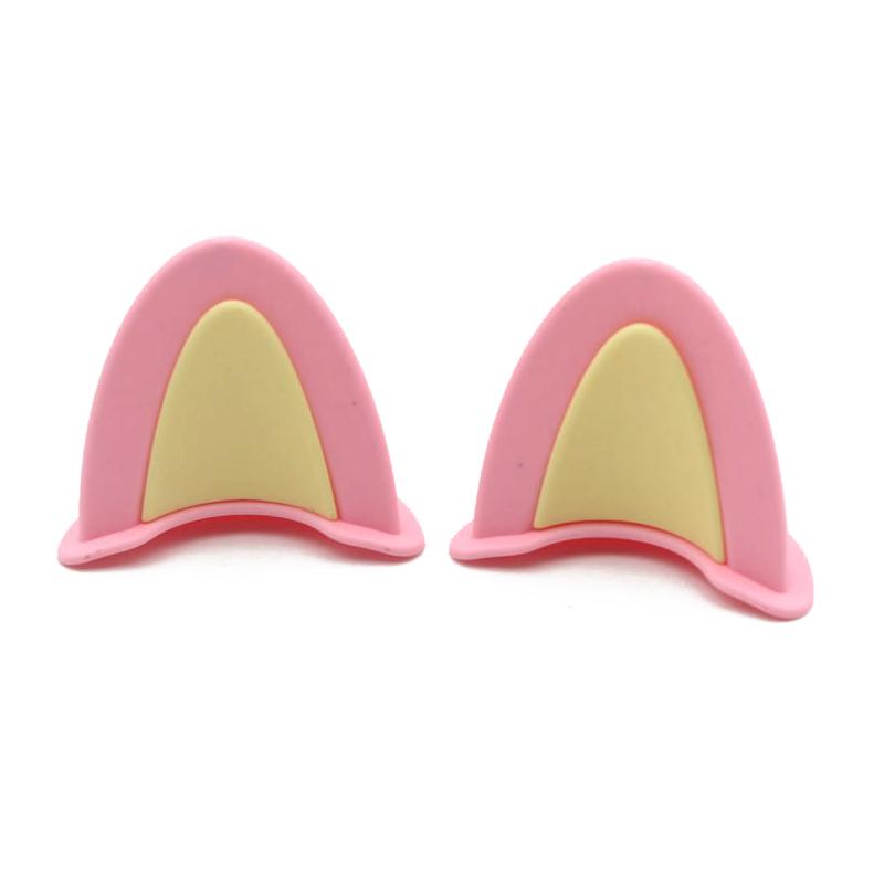 2 ks kočičí uši dekorace na helmu motocyklové elektrické samolepky dekorace roztomilé vícebarevné motocyklové helmy příslušenství univerzální