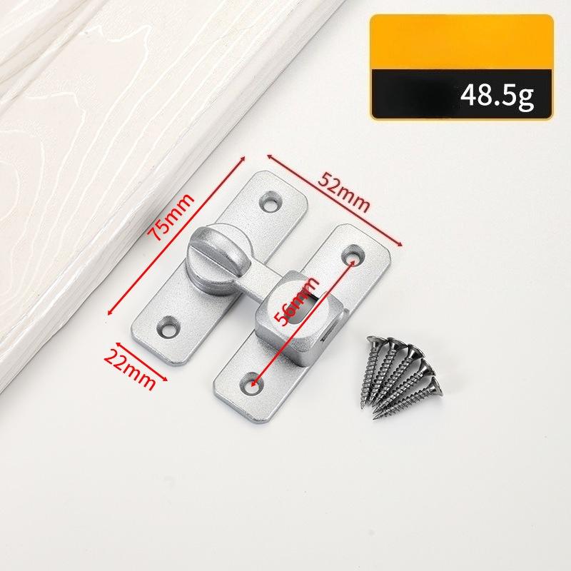 Sliding Door Lock Buckle Pin Door Bolt Aluminum Alloy Material Household Simple Sliding Door Buckle