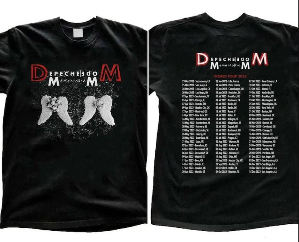 Depeche Mode 2023 Fall Tour Shirt Depeche Mode Memento Mori Tour Shirt Unisex T-Shirt XL