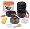 Oem Outdoor Water Kettle Camping And Picnic Equipment Complete Set Of Pots Portable Butane Stove For Outdoor Tea Brewing Pot