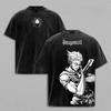 Hunter X Hunter Hisoka Printed Tee Men Women Washed Cotton T-shirts Manga Vintage T Shirt Harajuku Male Short Sleeve Tshirt