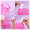 Kitchen Soap Dispenser with Quick-Drying Sponge Holder Quick Drying Removable Refillable Drip Tray One-Hand Operation Anti-Slip Base Kitchen