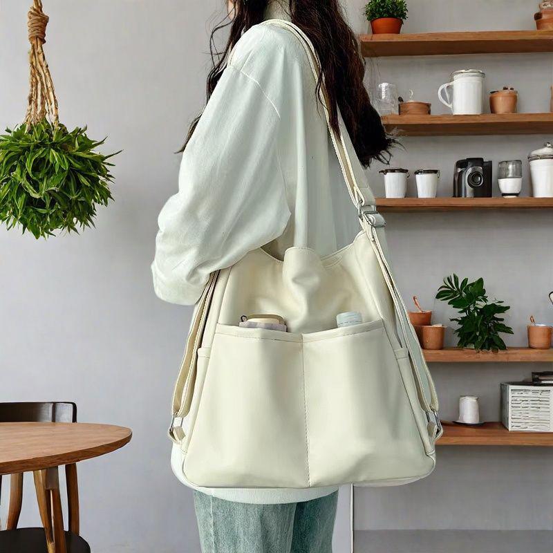 

Женский дорожный рюкзак-тоут большой вместимости 3-в-1 - Универсальный, удобный для поездок школьный рюкзак Standard белый