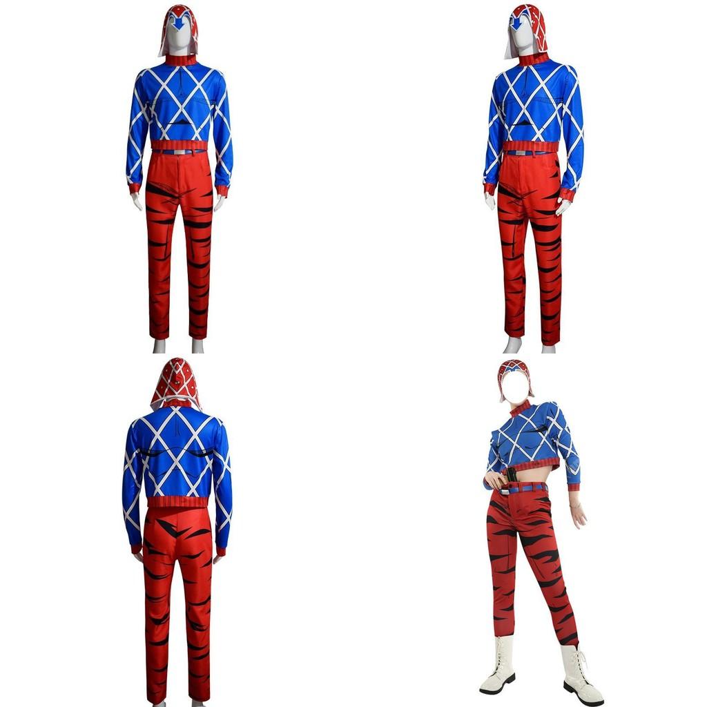 Adventure Bizarre Jojos Cosplay Costume Durable Polyester Anime Enthusiasts