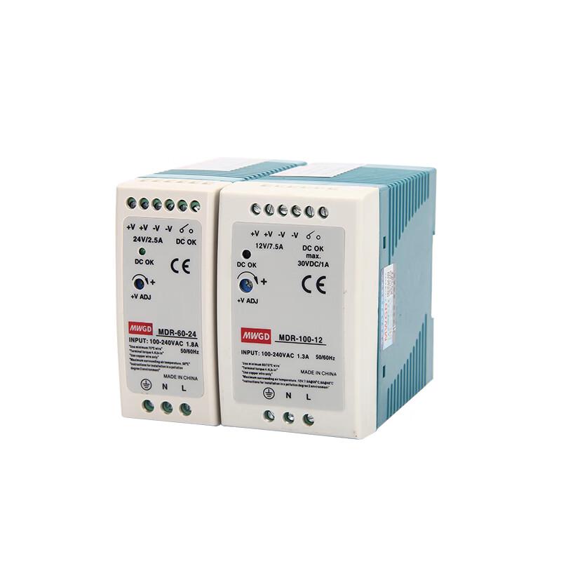MWGD DIN Rail Mount Switching DC Power Supply Module