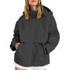 Women's Solid Color Long Sleeved Hooded Outdoor Suit Windproof And Waterproof Thin Jacket  Ehplore