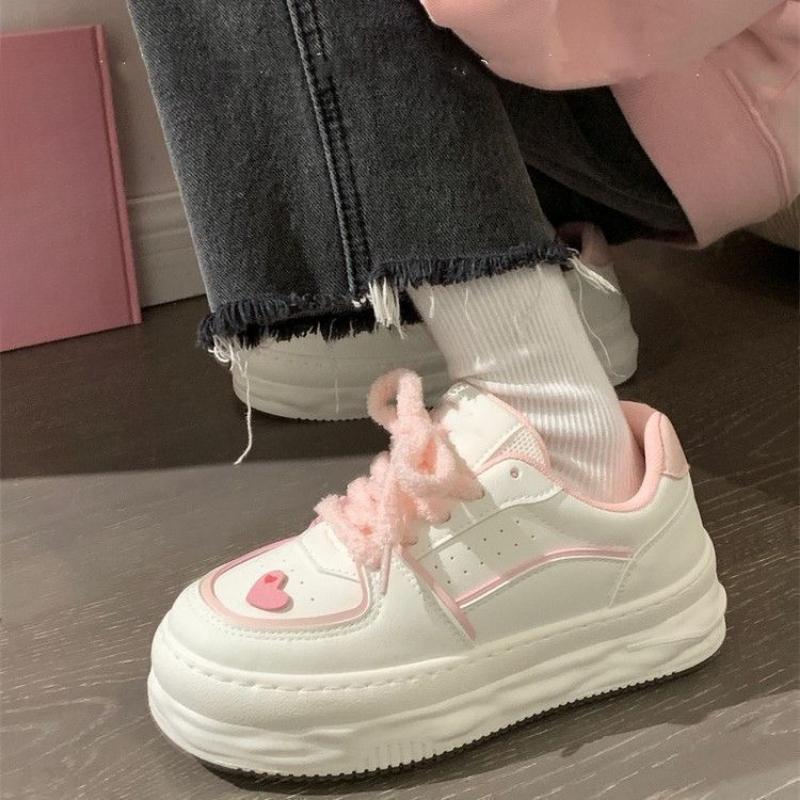 Little White Shoes Female Autumn and Winter 2024 New Fashion Casual Simple All-match Thick Bottom Women Shoes Autumn and Winter