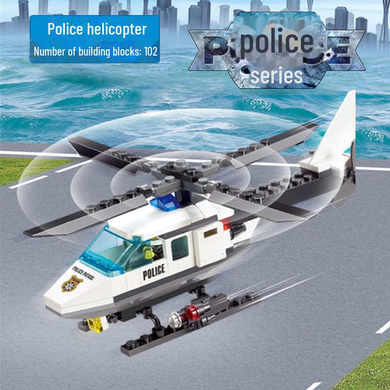 

Детские интеллектуальные игрушки: Набор строительных блоков «Полицейский вертолет» #6729