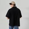 Lee Polo Shirts Unisex Black Polo Collar Moderate Straight Fit LUT006678101245K11000