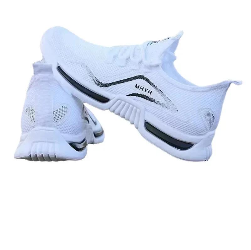 Fashion Shoes for Men Casual Slip on Fashion Sneakers Breathable Running Shoes Outdoor Walking Training Tennis Shoes
