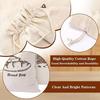 Reusable Linen Bread Bag Oxford Cloth Drawstring Bag Durable Bread Storage Bags  Kitchen Supplies
