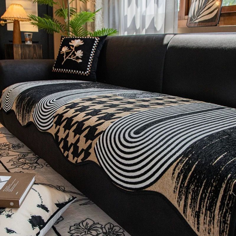 Retro Special-shaped Sofa Cushion Four Seasons General New Advanced Sense of Irregular Non-slip Cushion Cover