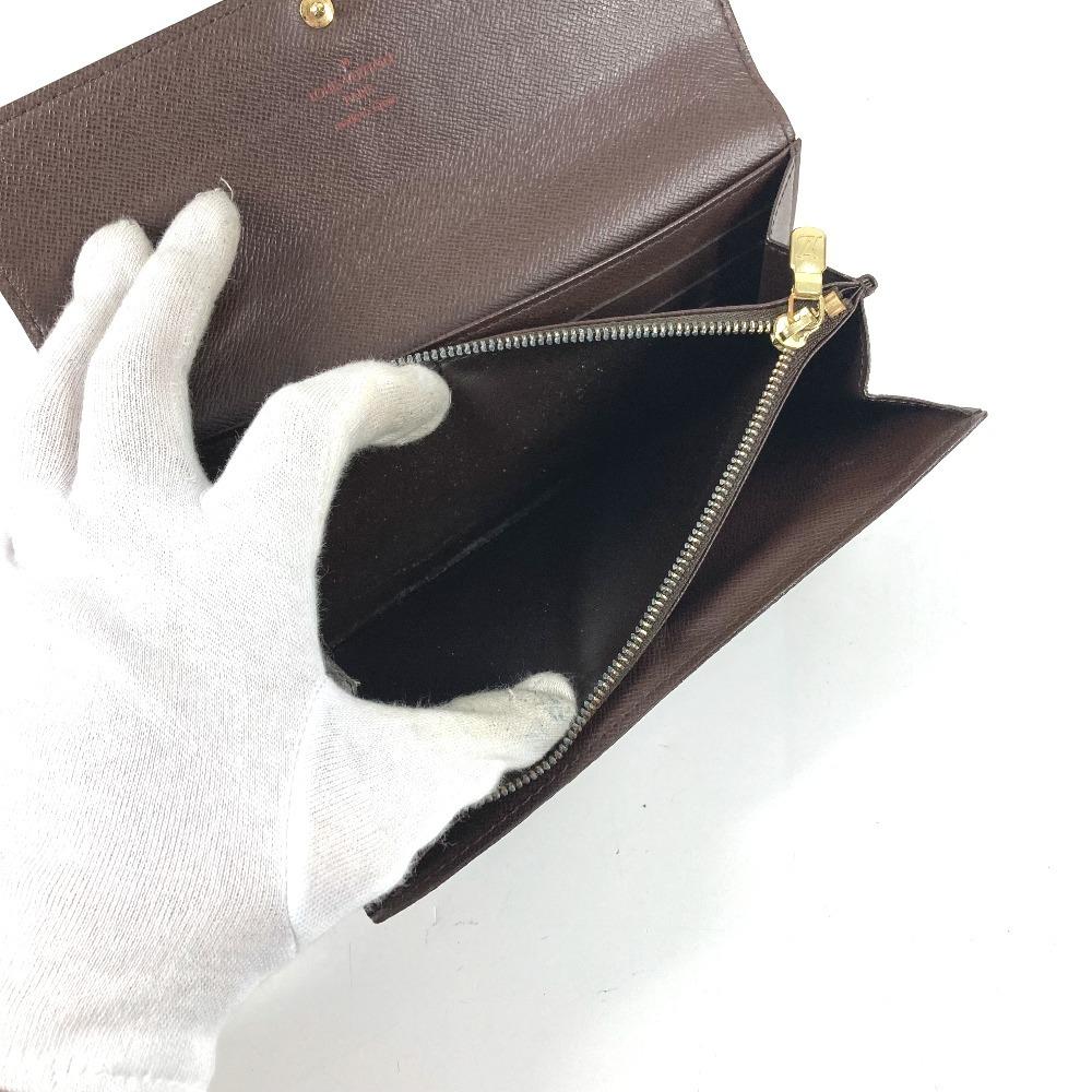 Louis Vuitton N61734 Damier Portefeuille Sarah long wallet bifold Long Wallet