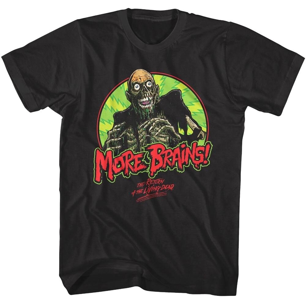 Return of The Living Dead More Brains Men T Shirt XXL