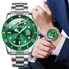 Luxury Large Dial Men Business Watches Fashion Calendar Men's Quartz Watch Reloj Hombre