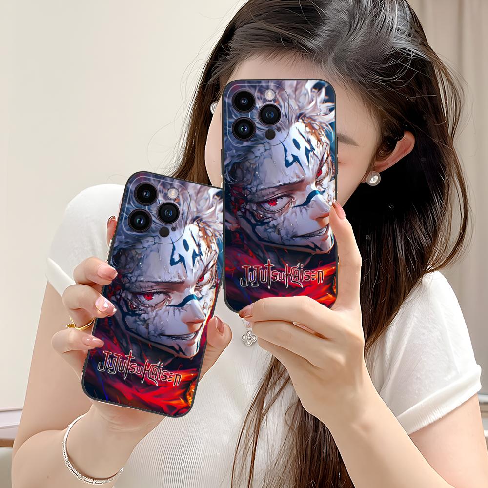 Jujutsu Kaisen Sukuna Mobile Phone Case for iPhone 17 16 15 14 13 12 11 X XR XS 8 7 Air Pro Max Plus Mini Colorful Cover Pretty