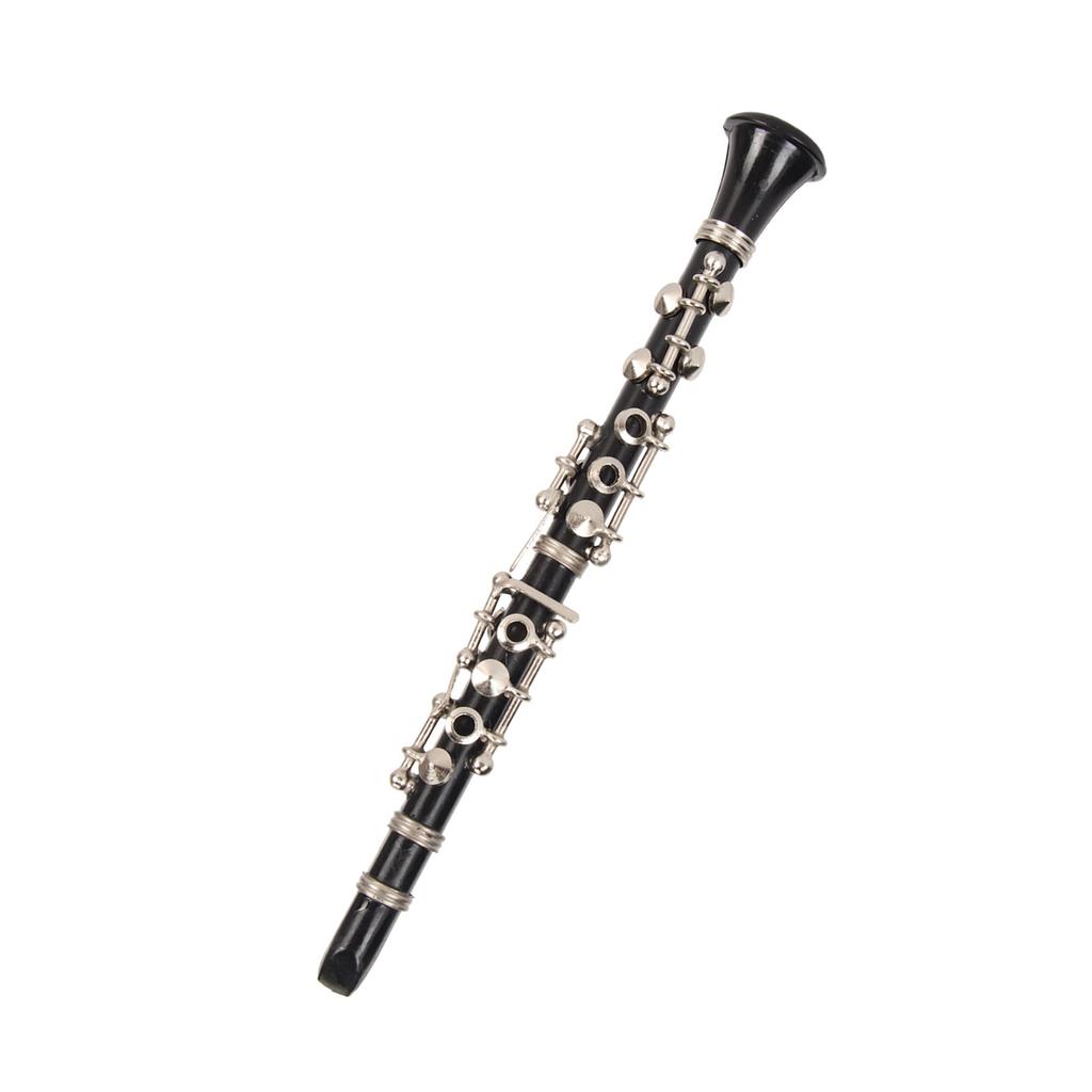 13cm Mini Clarinet Model Simulated Miniature Clarinet Musical Instrument Dollhouse Decoration
