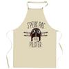 Kitchen Apron - Aviation Pilot «I Can't» - Thick Cotton - Durable France Print - Adjustable Ties