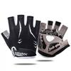 Summer Half-Finger Gloves for Riding Men's Mountain Bike Road Bike Bicycle Shock Absorption Short Finger Gloves Women's Cycling Equipment