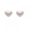 Heart Pearl Earrings for Women Jewelry Making Cute Romantic Earrings Elegant Fashion Minimalist Style Stud Earrings for Women