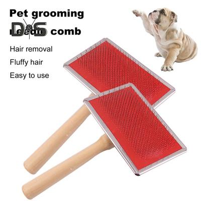 Haustierkamm aus Edelstahl, sanfter Tierhaarentwirrer, entfernt verfilzte Fellknoten, Verfilzungen, Fellpflegewerkzeug, Katzenkamm, Bürste