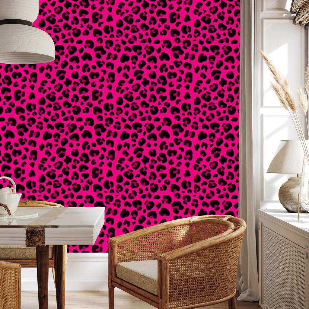 Pink Leather Purple, Burgundy and Black Wallpaper for Living Room and Bedroom 50x1000