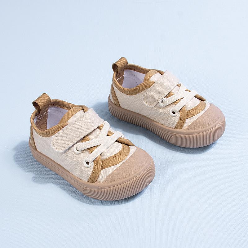 Anti-slip Shoes, Casual Soft-soled, Girls Canvas Shoes, Boys Shoes 20 хаки