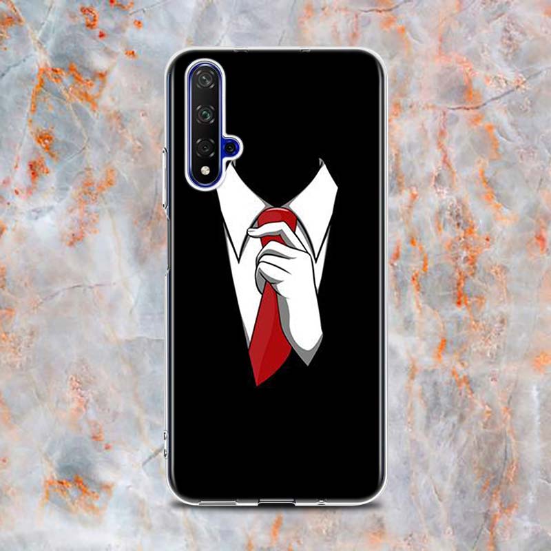 

Мужской костюм рубашка галстук силиконовый чехол для Honor 20 20S 20E 8 8A Prime 8X MAX 8C 8S 7A 7C 7S Pro чехол для телефона Honor 20E