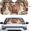 Fashion Cat Car Window Shades Foldable Car Windshield Sunshades Automotive Windshield Sunshades Keep Cool UV Rays Protection for Most Sedan Truck Van