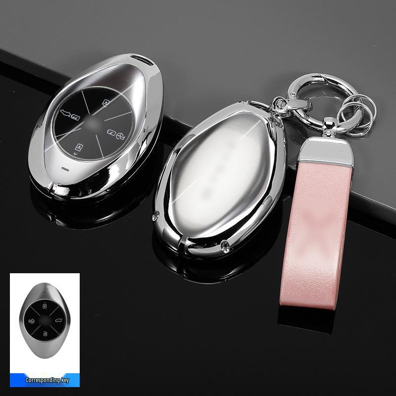 Compatible Key Cover for Xiaopeng 2022 P7/P5, 2021 G3/G3i Models - Unisex Protection & Shell Buckle