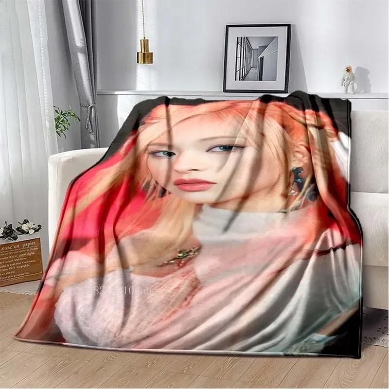 

Kpop Baby Monster Throw Blanket Girl Group Soft Flannel Home Decor Living Room Sofa Bedding 40x50in