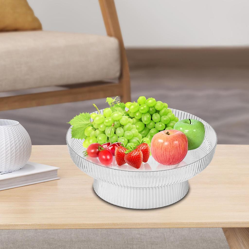 Fruit Plate Decorative Bowl, Snacks Fruit Basket Bowl, Dessert Display Stand, Dish Holder for Kitchen Farmhouse Home Decor